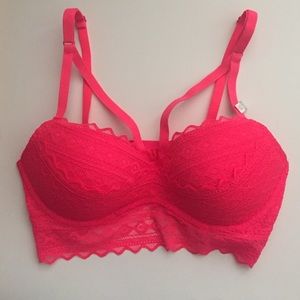 New! M Victoria's Secret pink push-up bralette